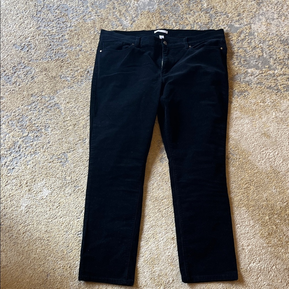New  York and company navy blue Corduroy Pants size 14. Excellent